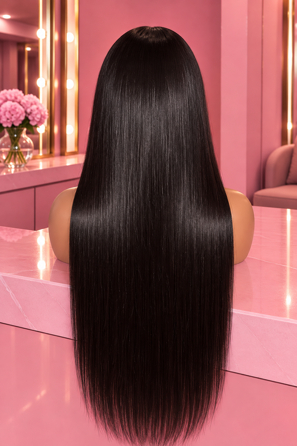 Luxe Edit Natural Black HD 5×5 Closure Wig