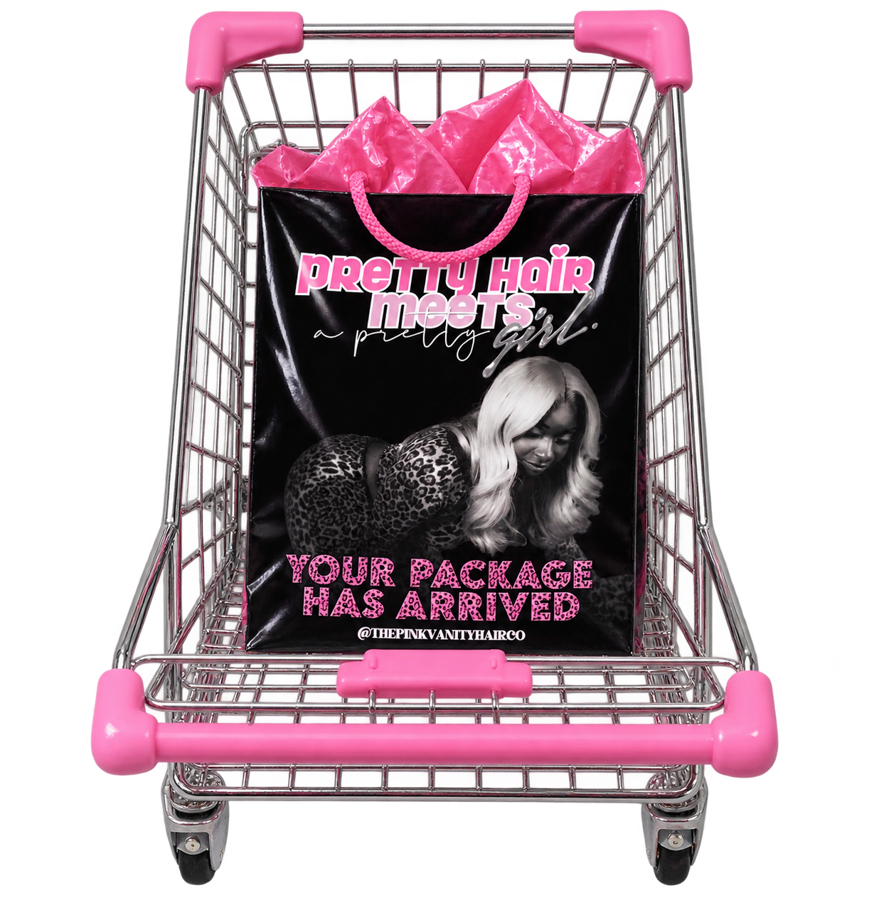 Pink Vanity shopping cart