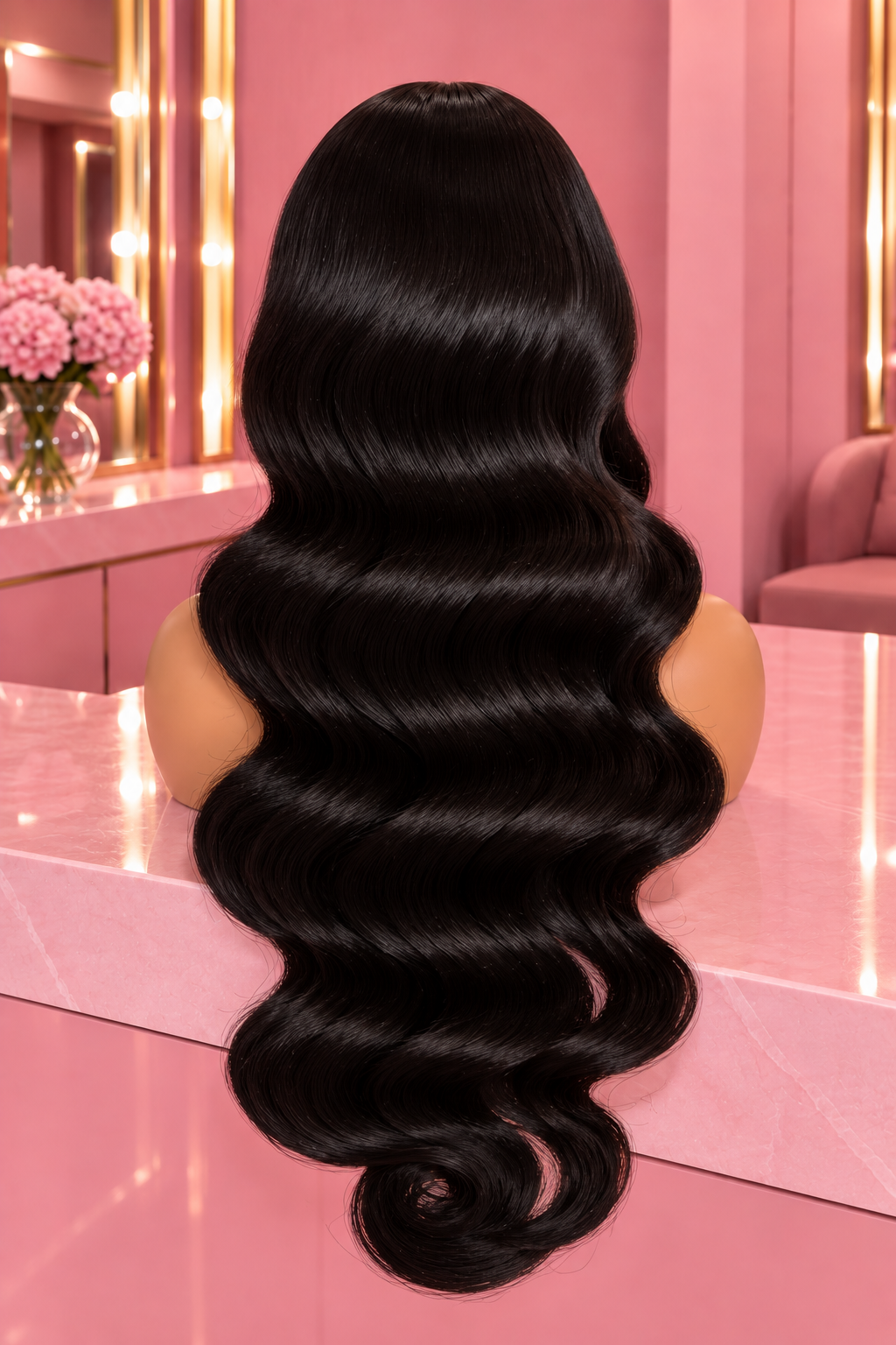 Luxe Edit Natural Black HD 5×5 Closure Wig