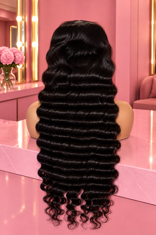 Luxe Edit Natural Black HD 5×5 Closure Wig